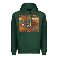 Sports Green he is risen gemstone sunflower leopard Premium Hoodie - Artiststas