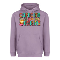Lavender cafecito y chisme Heavyweight Hoodie - Zillion Design Studio