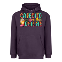 Plum cafecito y chisme Heavyweight Hoodie - Zillion Design Studio