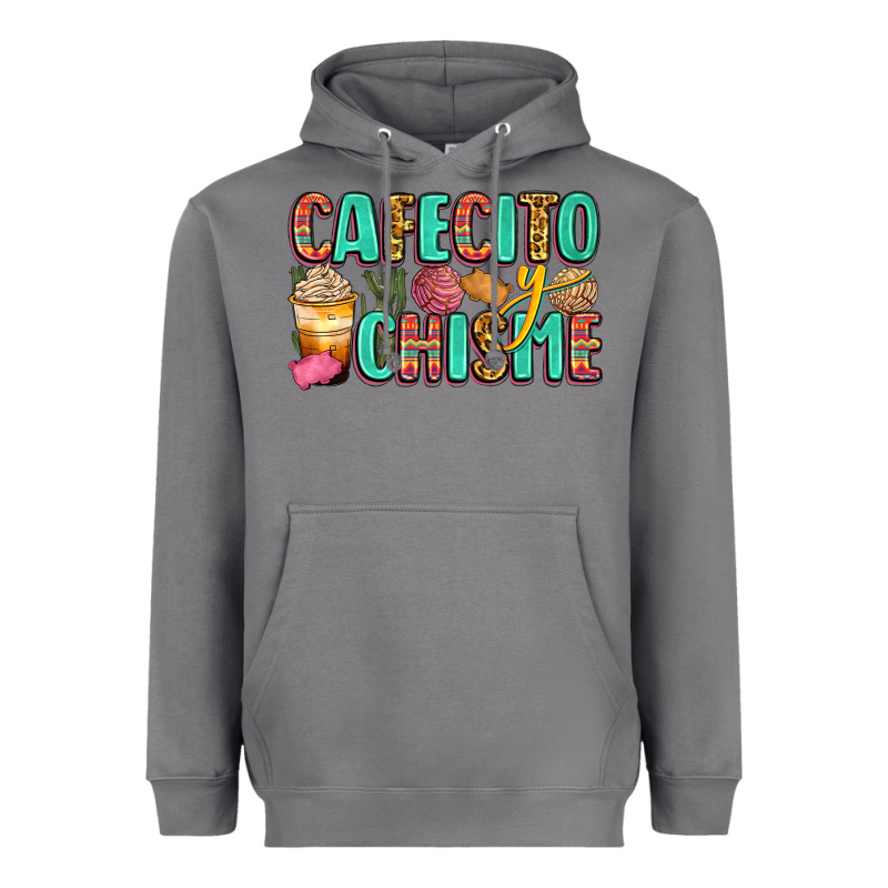 Cafecito Y Chisme Heavyweight Hoodie by Zillion Design Studio | Teevron