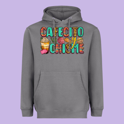 Cafecito Y Chisme Heavyweight Hoodie Designed By Zillion Design Studio