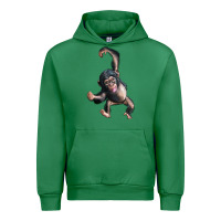 Emerald baby chimpanzee Urban Hoodie - LillyAllenDesigns