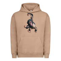 Pigment Burro baby chimpanzee Urban Hoodie - LillyAllenDesigns