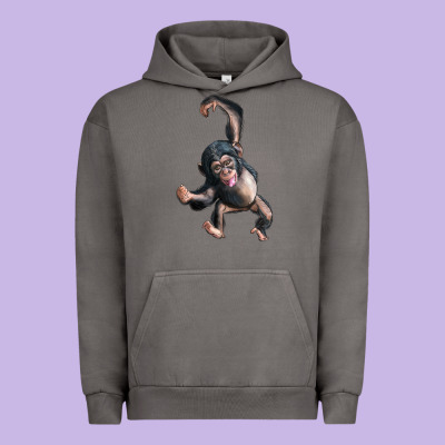 Baby Chimpanzee Urban Hoodie Designed By Lillyallendesigns