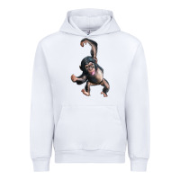 White baby chimpanzee Urban Hoodie - LillyAllenDesigns