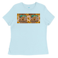 Baby Blue coffee time gnomies 15 oz mug Ladies Tee - BarkalooDesign