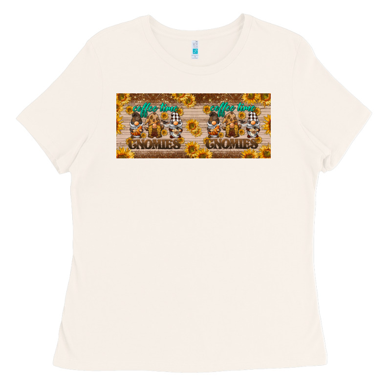 Coffee Time Gnomies 15 Oz Mug Ladies Tee by BarkalooDesign | Teevron