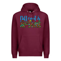 Burgundy different is au some Premium Hoodie - Artiststas