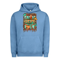 Pigment Pebble Blue faith hope and love Urban Hoodie - BarkalooDesign