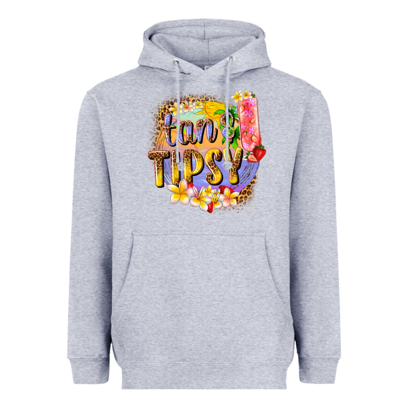 Tan Tipsy Summer Heavyweight Hoodie by texasbilliewilder | Teevron