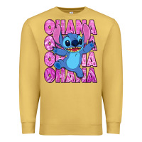 Antique Gold ohana stitch Premium Sweatshirt - Zillion Design Studio