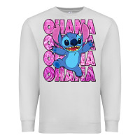 Dove Grey ohana stitch Premium Sweatshirt - Zillion Design Studio