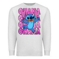 Oatmeal Heather ohana stitch Premium Sweatshirt - Zillion Design Studio