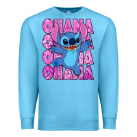 Ocean Blue ohana stitch Premium Sweatshirt - Zillion Design Studio