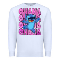 White ohana stitch Premium Sweatshirt - Zillion Design Studio