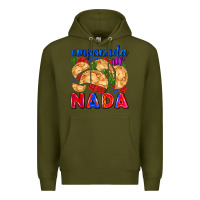 Army Green empanada or nada Premium Hoodie - AdoDesignShop