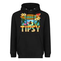 Black tanned and tipsy Heavyweight Hoodie - texasbilliewilder