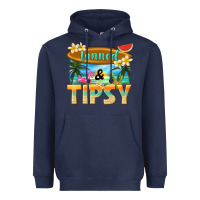 Navy tanned and tipsy Heavyweight Hoodie - texasbilliewilder