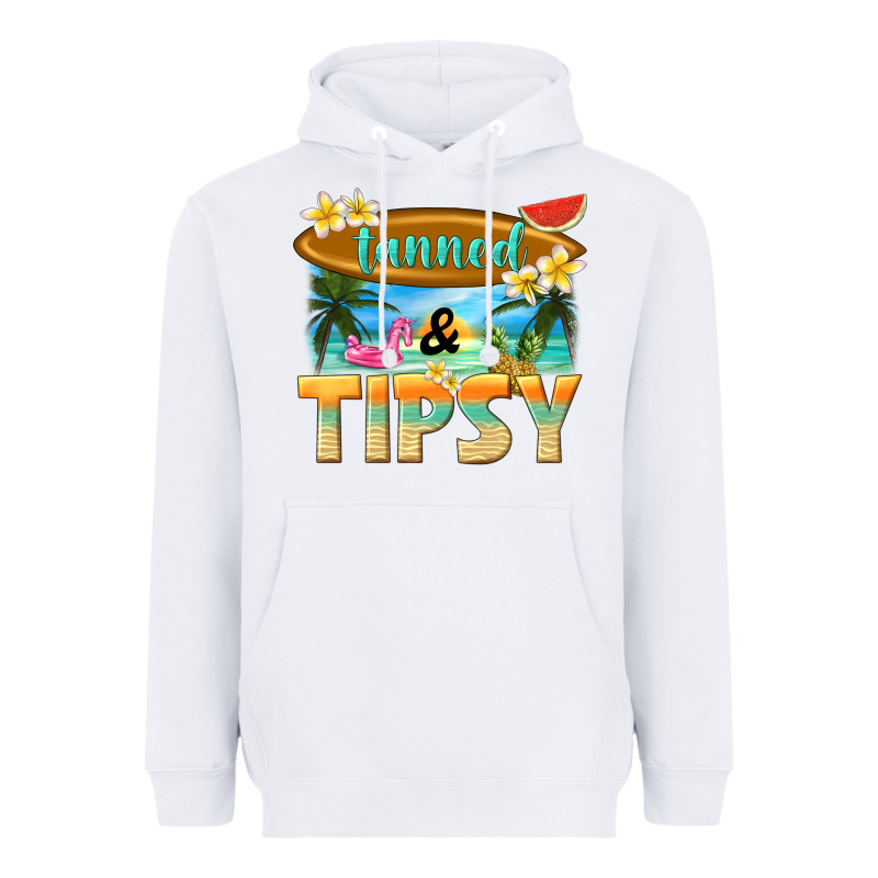 Tanned And Tipsy Heavyweight Hoodie by texasbilliewilder | Teevron