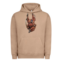 Pigment Burro Orangutan And Baby Urban Hoodie - LillyAllenDesigns