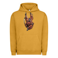 Pigment Peanut Butter Orangutan And Baby Urban Hoodie - LillyAllenDesigns