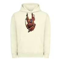 Pigment Pistachio Orangutan And Baby Urban Hoodie - LillyAllenDesigns
