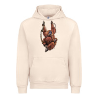Sandshell Orangutan And Baby Urban Hoodie - LillyAllenDesigns