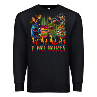 Black ay ay ay ay canta y no llores coffee cups Premium Sweatshirt - CTS Tumbler Store