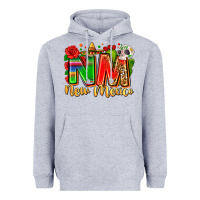 Heather Grey new mexico Heavyweight Hoodie - Zillion Design Studio