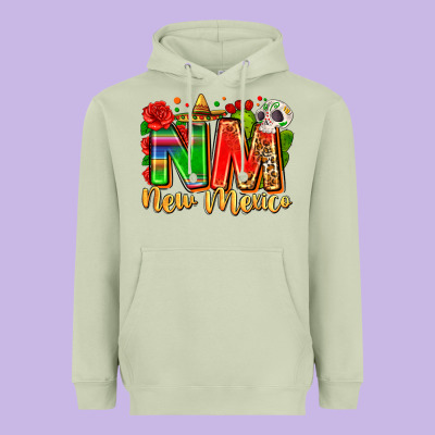 New Mexico Heavyweight Hoodie Designed By Zillion Design Studio