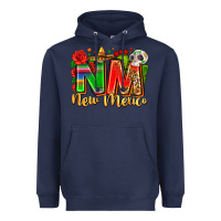 Navy new mexico Heavyweight Hoodie - Zillion Design Studio