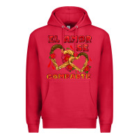 Cardinal el amor se comparte with churros Premium Hoodie - AdoDesignShop