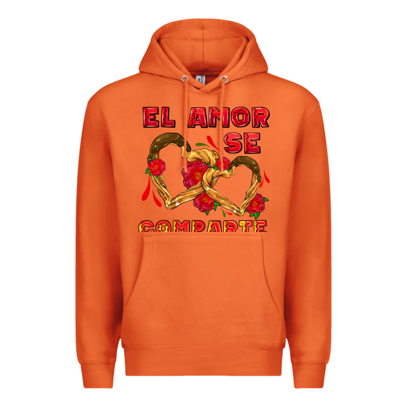 El Amor Se Comparte With Churros Premium Hoodie by AdoDesignShop | Teevron
