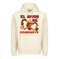 Sandshell el amor se comparte with churros Premium Hoodie - AdoDesignShop