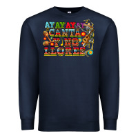 Navy ay ay ay canta y no llores Premium Sweatshirt - CTS Tumbler Store