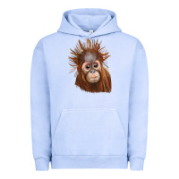 Pigment Grape Ice baby orangutan Urban Hoodie - LillyAllenDesigns