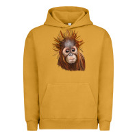 Pigment Peanut Butter baby orangutan Urban Hoodie - LillyAllenDesigns