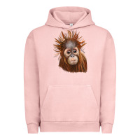 Pigment Salmon baby orangutan Urban Hoodie - LillyAllenDesigns