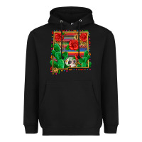 Black new mexico map Heavyweight Hoodie - Zillion Design Studio