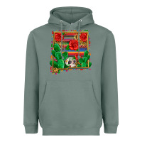Sage new mexico map Heavyweight Hoodie - Zillion Design Studio