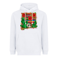 White new mexico map Heavyweight Hoodie - Zillion Design Studio