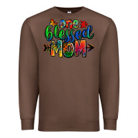 Chestnut one blessed mom autism Premium Sweatshirt - Zillion Design Studio