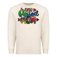 Sandshell one blessed mom autism Premium Sweatshirt - Zillion Design Studio