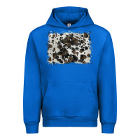 Cobalt cowhide background Urban Hoodie - BarkalooDesign