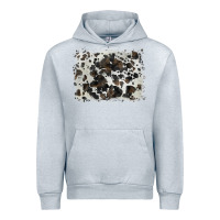 Heather Grey cowhide background Urban Hoodie - BarkalooDesign