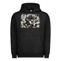 Pigment Black cowhide background Urban Hoodie - BarkalooDesign