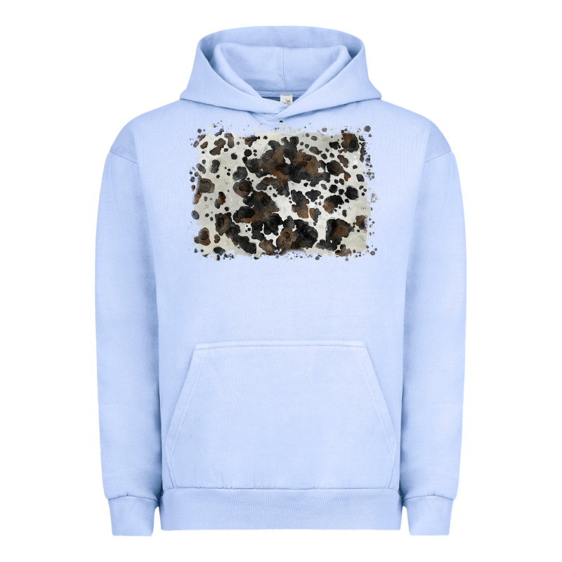 Cowhide Background Urban Hoodie by BarkalooDesign | Teevron