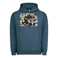 Pigment Midnight Navy cowhide background Urban Hoodie - BarkalooDesign