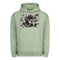 Pigment Oil Green cowhide background Urban Hoodie - BarkalooDesign