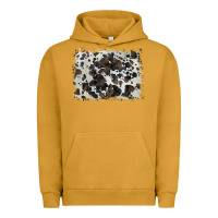 Pigment Peanut Butter cowhide background Urban Hoodie - BarkalooDesign